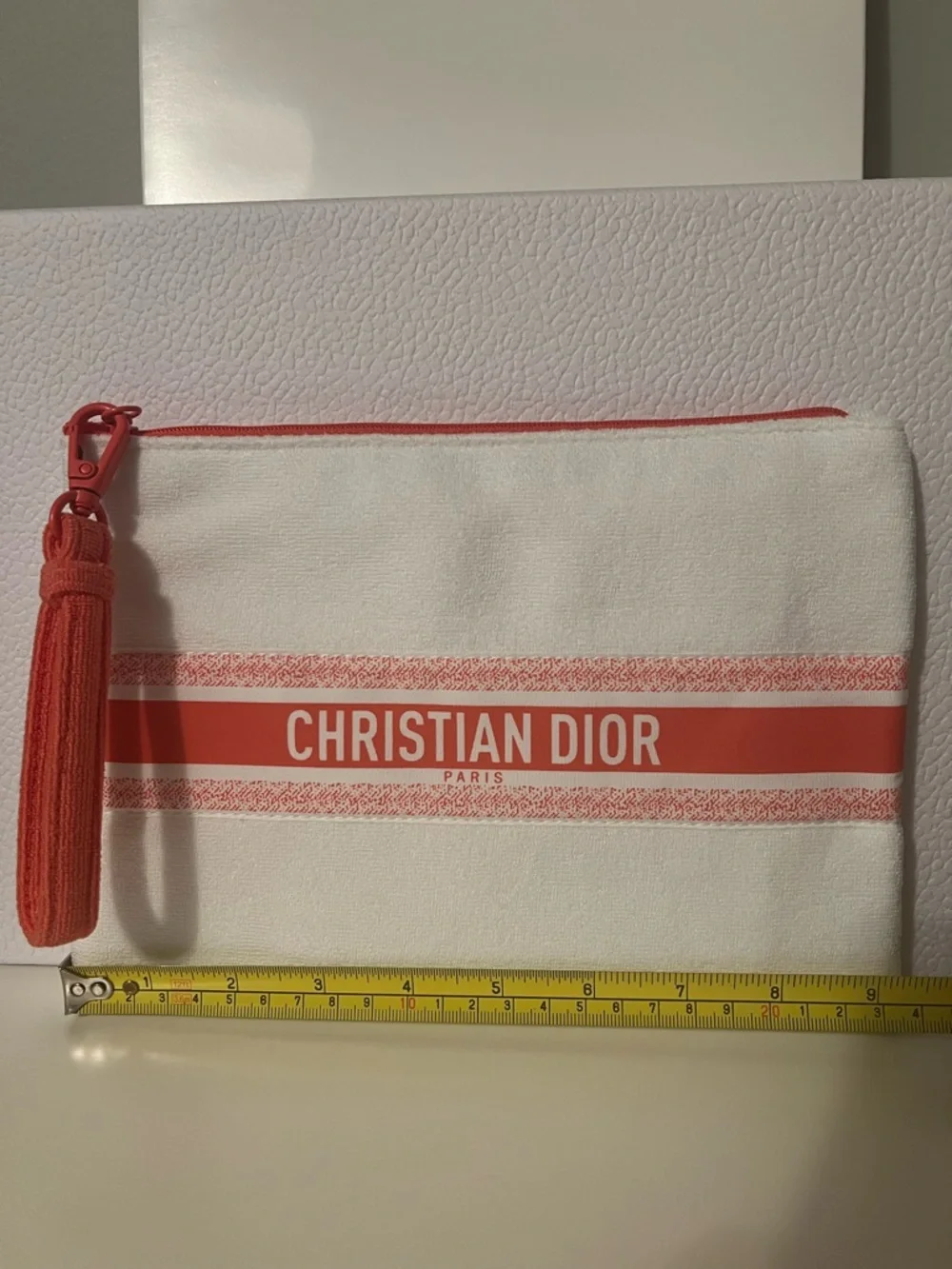 Dior Terry Cloth Pouch with Dior Box - Picture 2 of 10